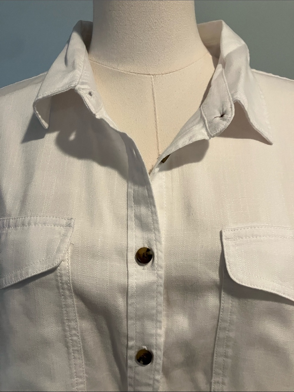 NWT white button down - Picture 2 of 4